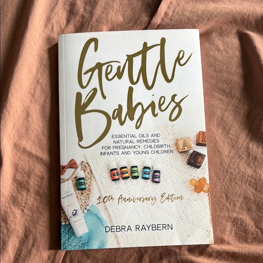 Gentle Babies Book - White Cover with Gold Script